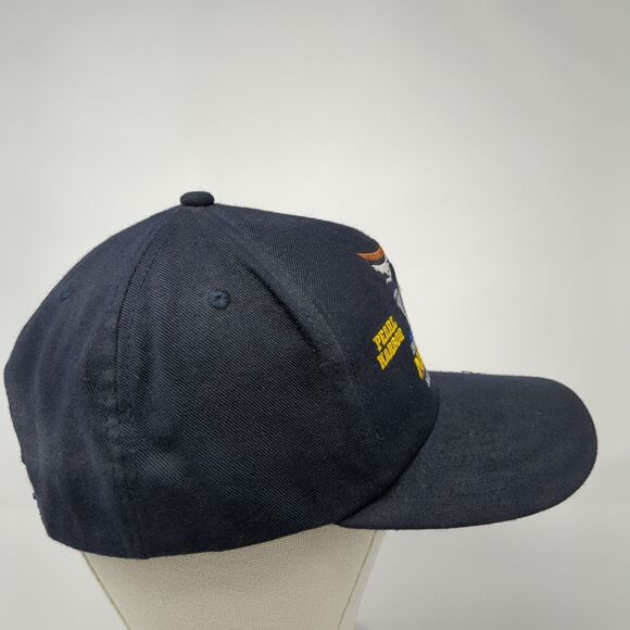 Battleship Missouri Memorial Snapback Hat Blue One Size Adjustable - Picture 4 of 8